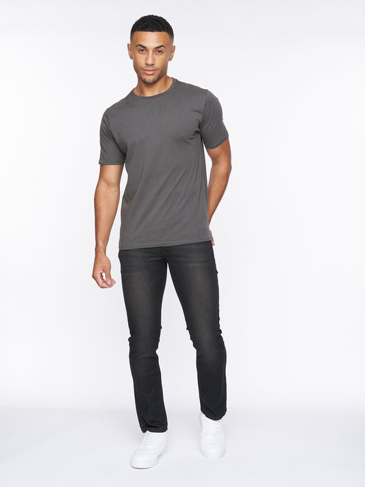 Malcolm Slim Fit Jeans Dark Charcoal
