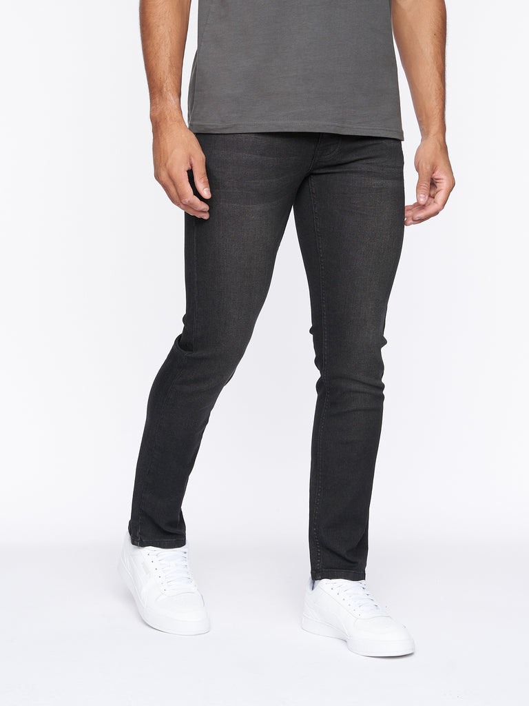 Malcolm Slim Fit Jeans Dark Charcoal