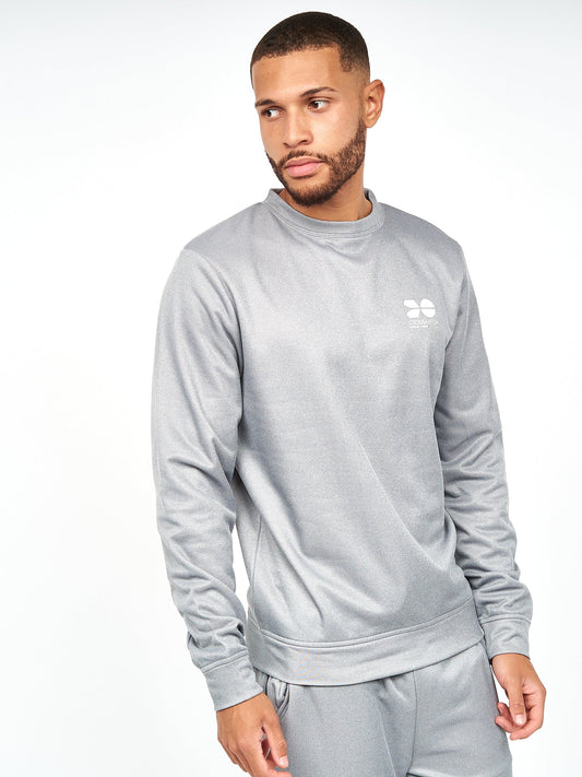 Langtons Crew Tracktop Charcoal