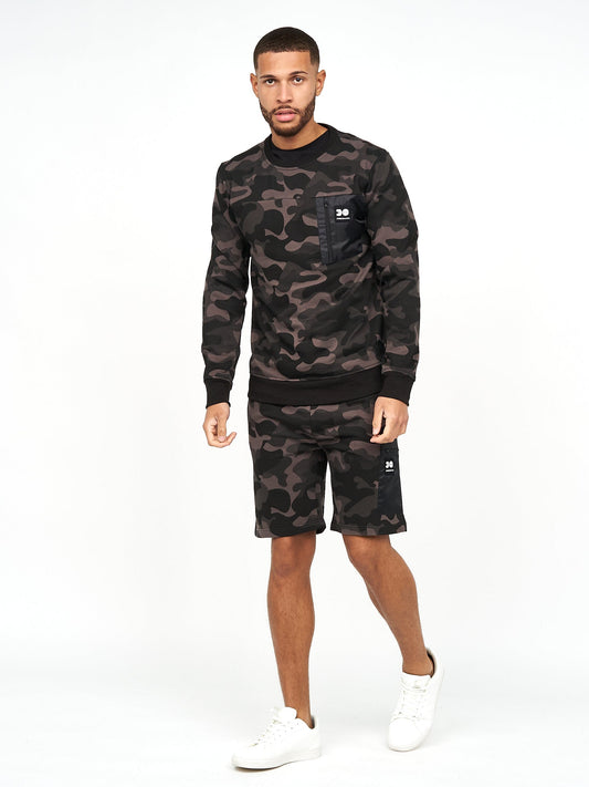 Velmax Crew Sweat Dark Camo