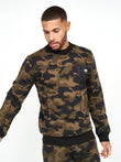 Velmax Crew Sweat Forest Camo