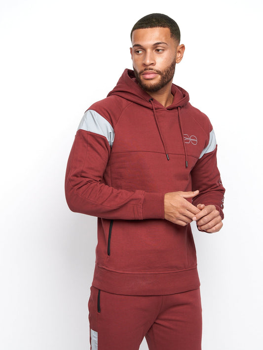 Purbeck Hoodie Burgundy