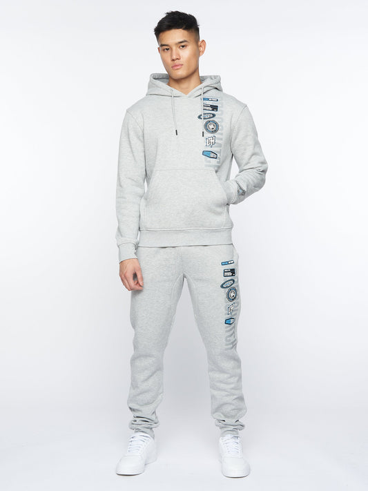 Pepperhill Hoodie Light Grey Marl