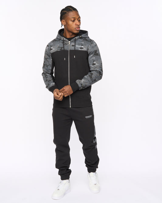 Branton Zip Hoodie & Jogger Black
