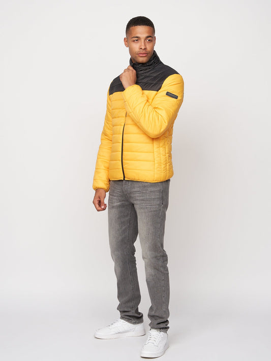 Presnell High Neck Jacket Yellow