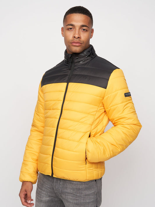 Presnell High Neck Jacket Yellow