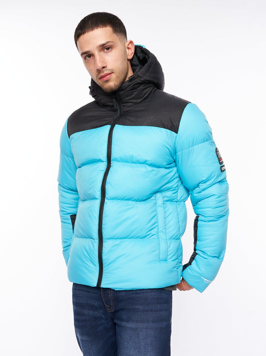 Chemerley Hooded Jacket Turquoise