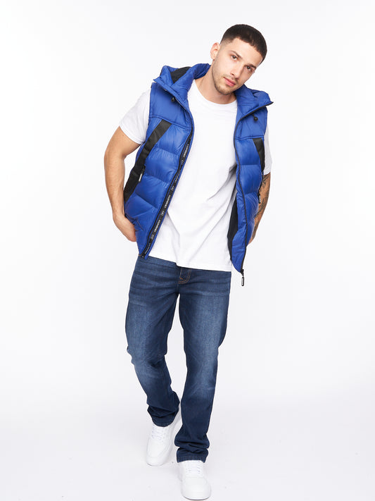 Craystore Hooded Gilet Royal