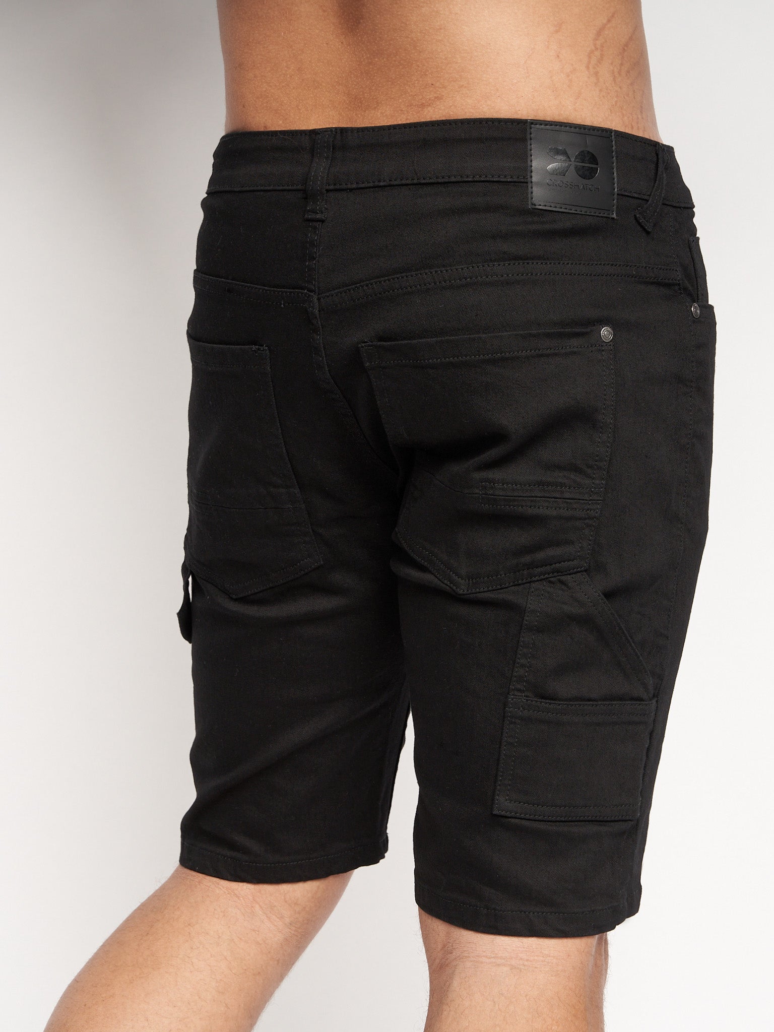 Carpenter Denim Shorts Black Wash