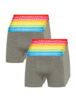 Astral Bright Boxers 12pk Charcoal Marl