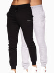 Traymax Joggers 2pk Black/Grey Marl