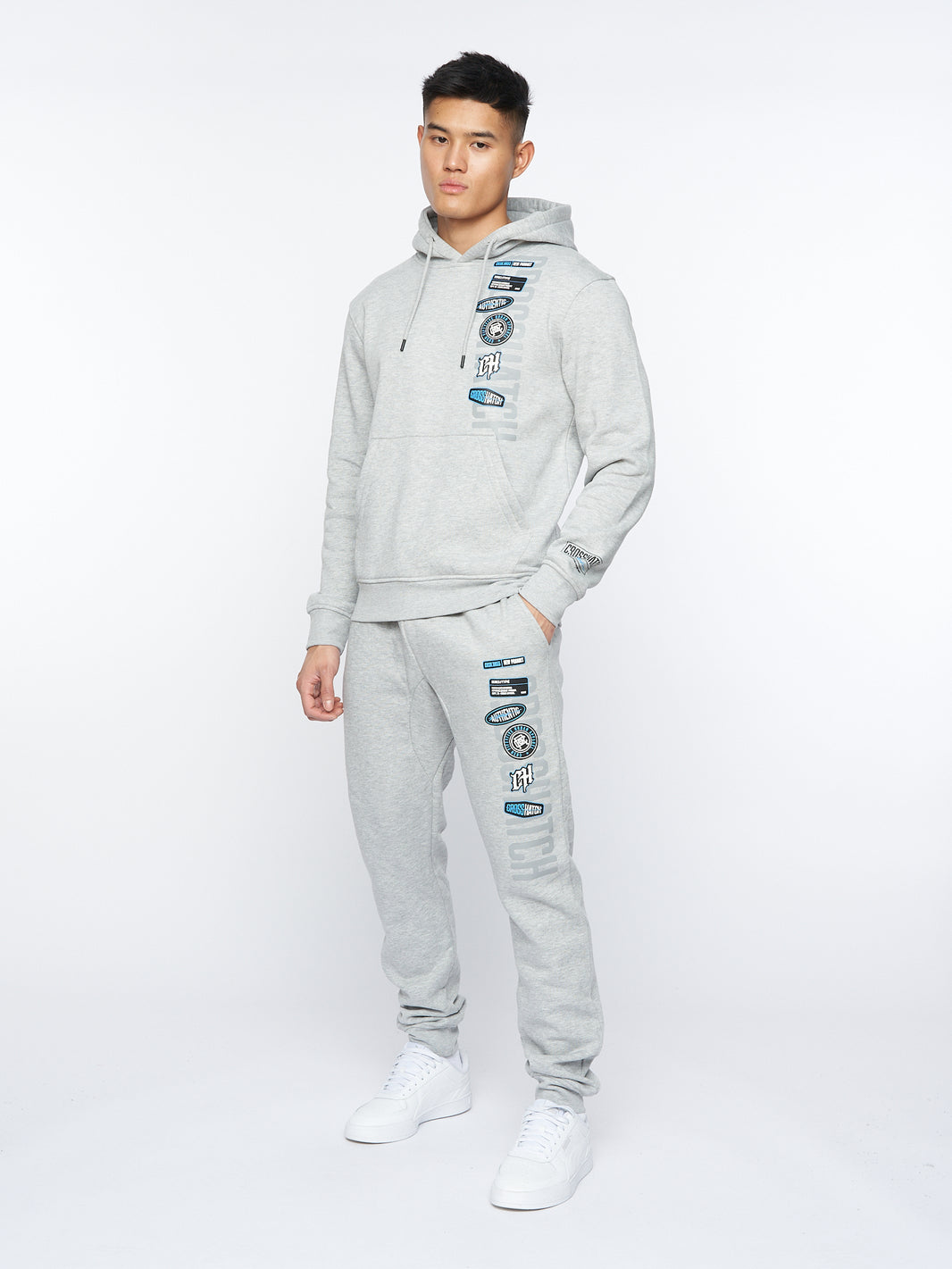 Crosshatch Pordia Jogger, Grey Marl, S Uomo Crosshatch Pordia Jogger, Grey Marl, S Uomo
