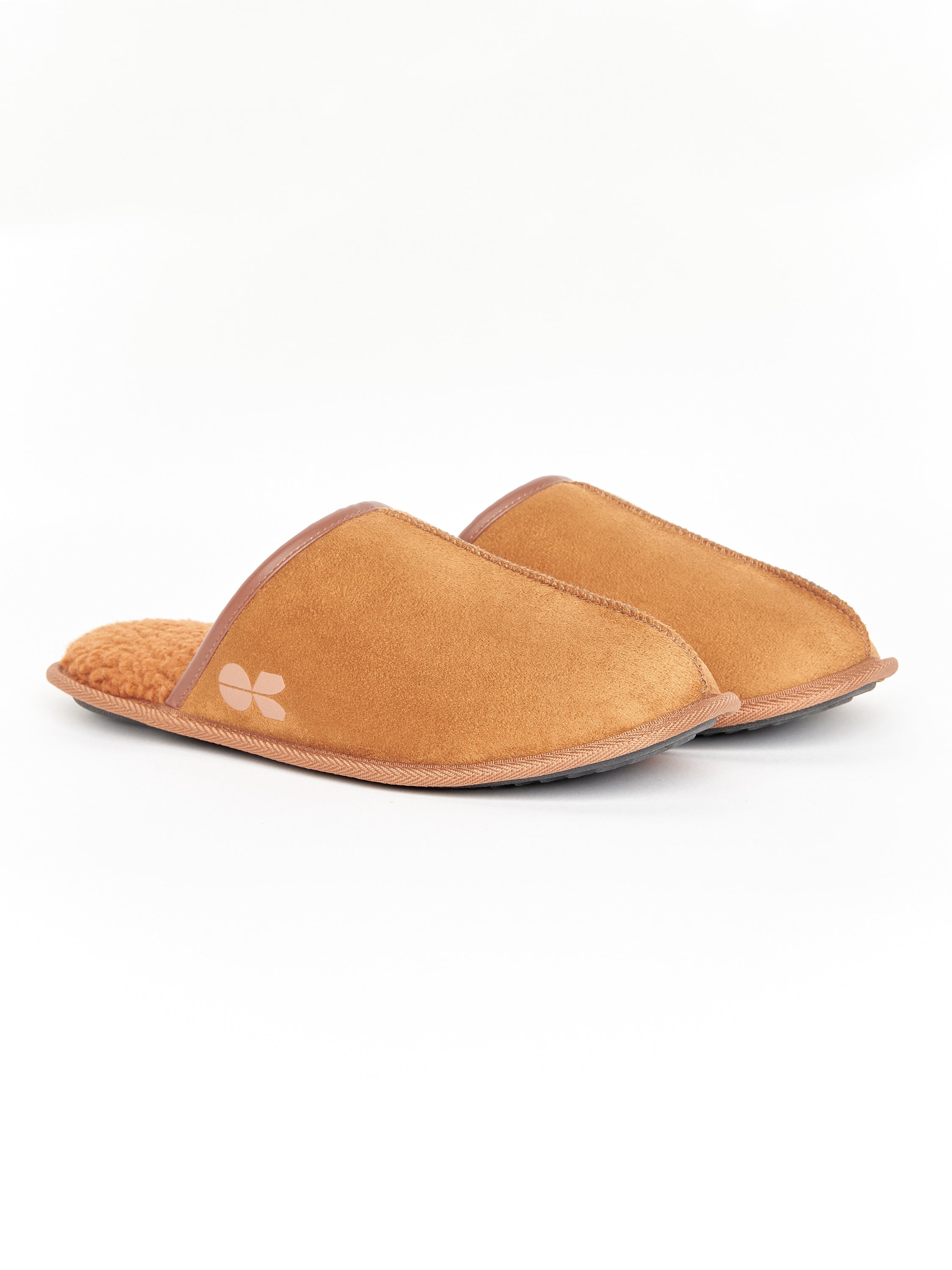 crosshatch Tinuviel Fur Slipper Mule Brown