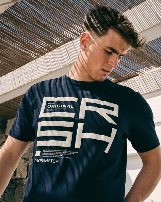 Squarebox T-Shirt Navy