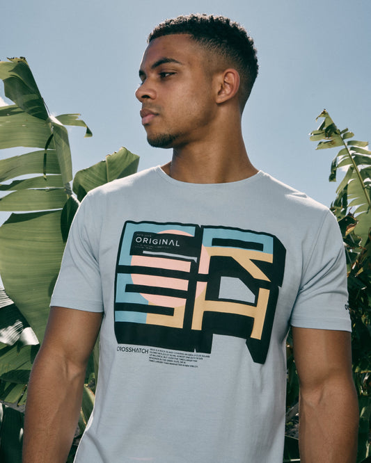 Boxvibe T-Shirt Sky Blue