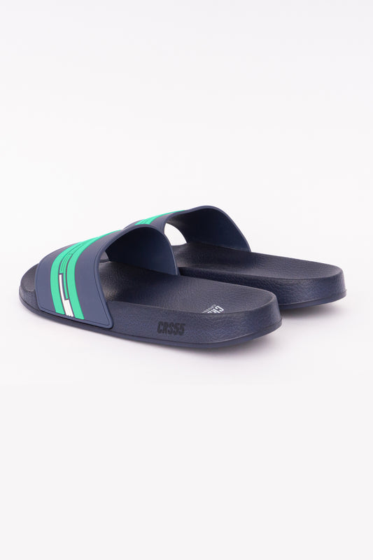 Mentella Sliders Navy/Green