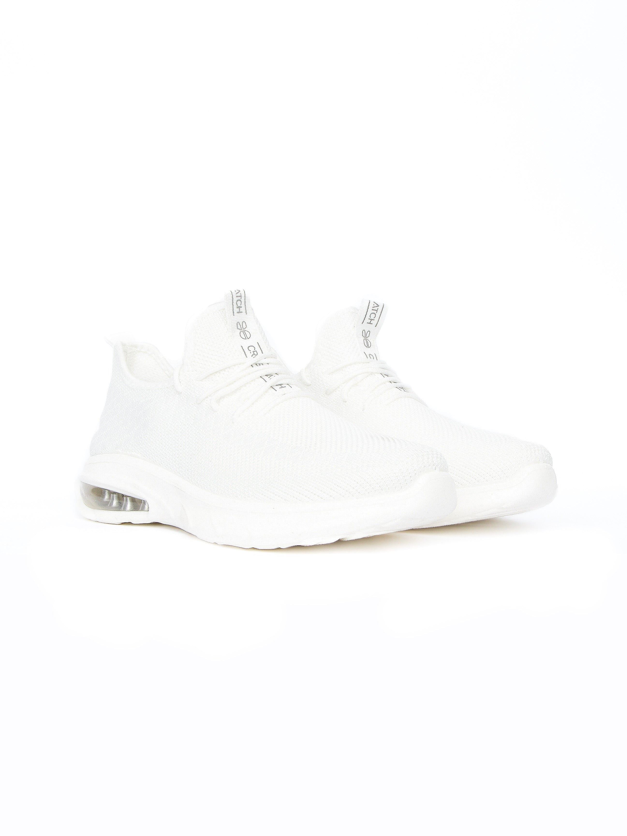 crosshatch Trevel Trainers White