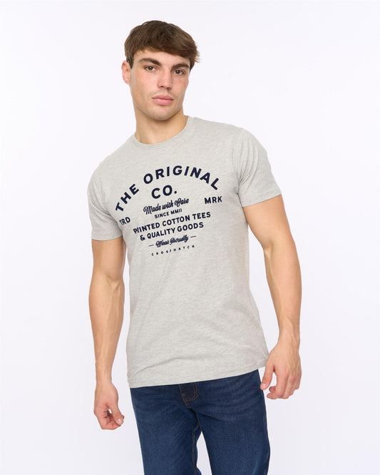 Shoptown T-Shirt Grey Marl