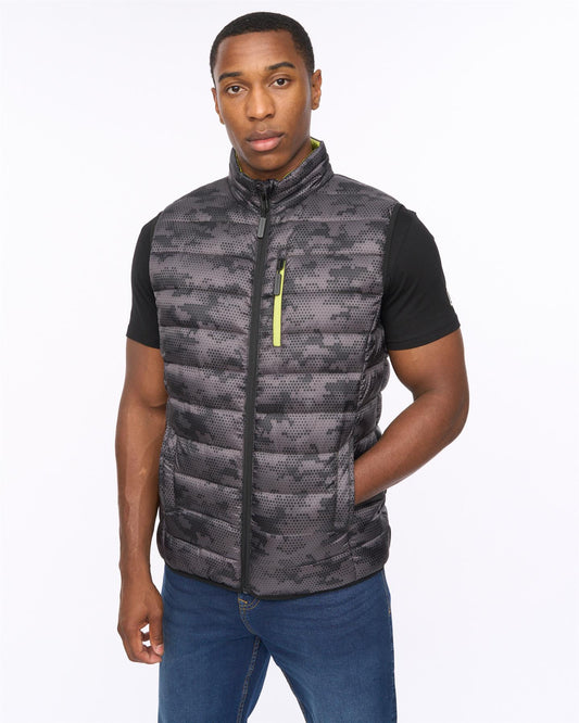 Gattering Gilet Charcoal Camo