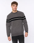 Roundall Chenille Knit Grey Marl