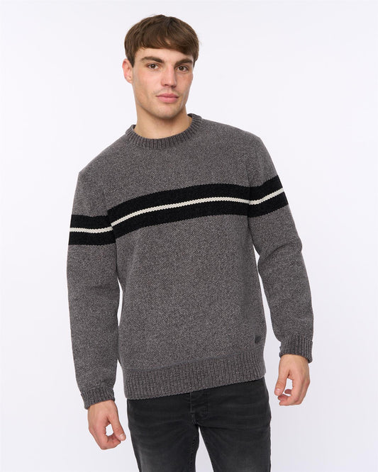 Roundall Chenille Knit Grey Marl