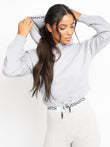 Ladies Jacklight Hoodie Light Grey Marl