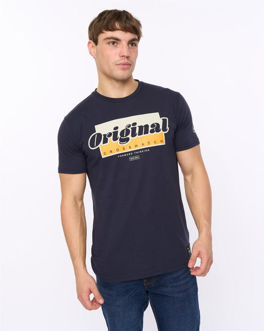 Chevin T-Shirt Navy