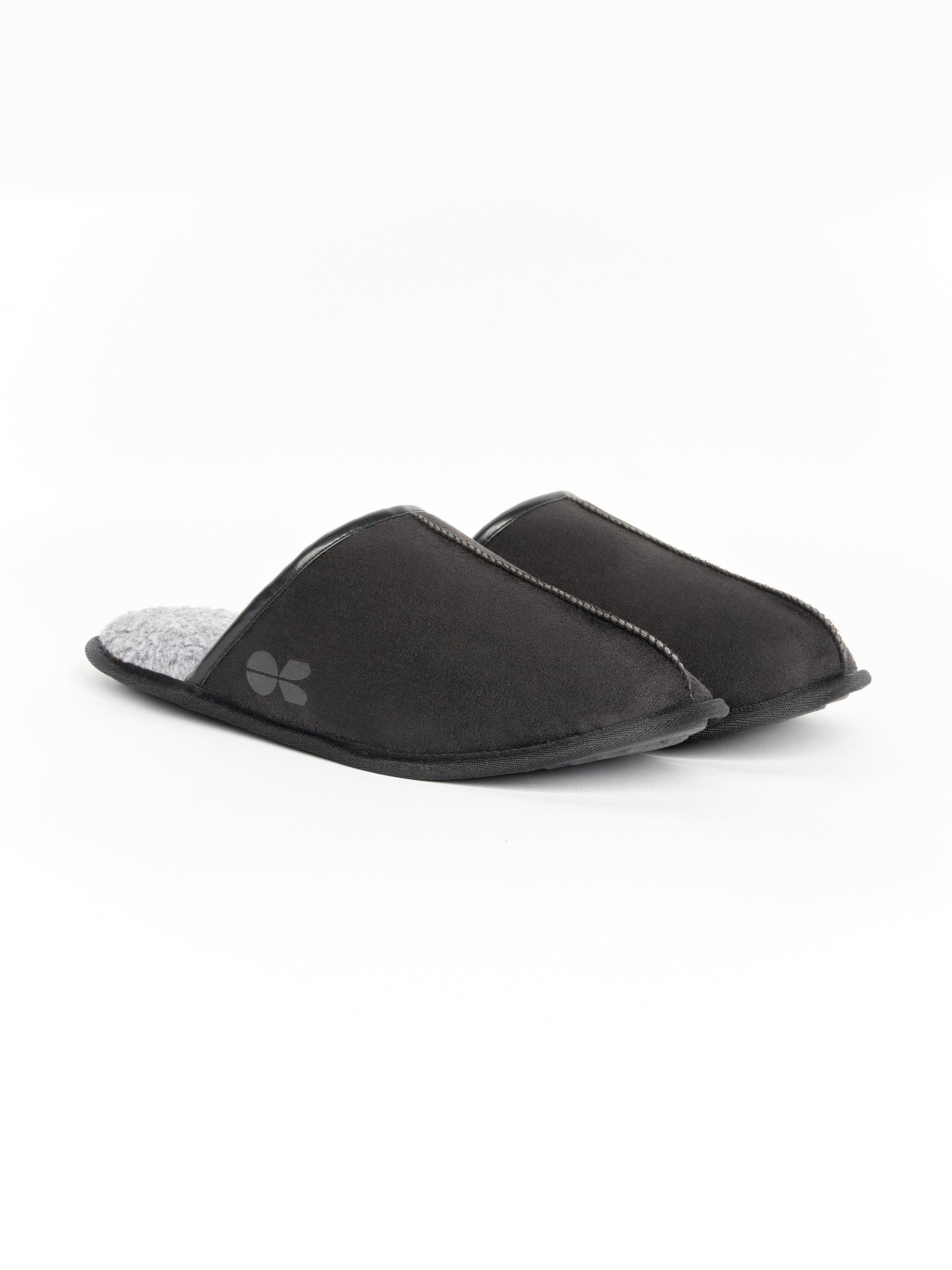 Tinuviel Fur Slipper Mule Black Black