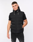 Kampleys Embossed Gilet Black