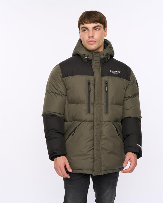 Squadage Panel Jacket Olive