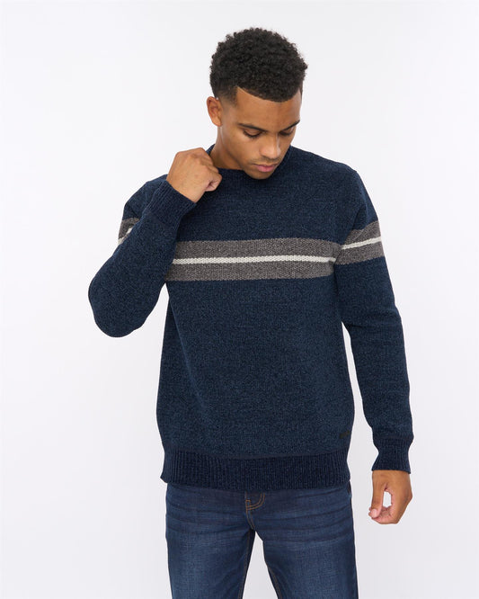Roundall Chenille Knit Navy