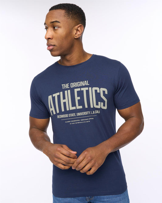 Athwood T-Shirt Navy