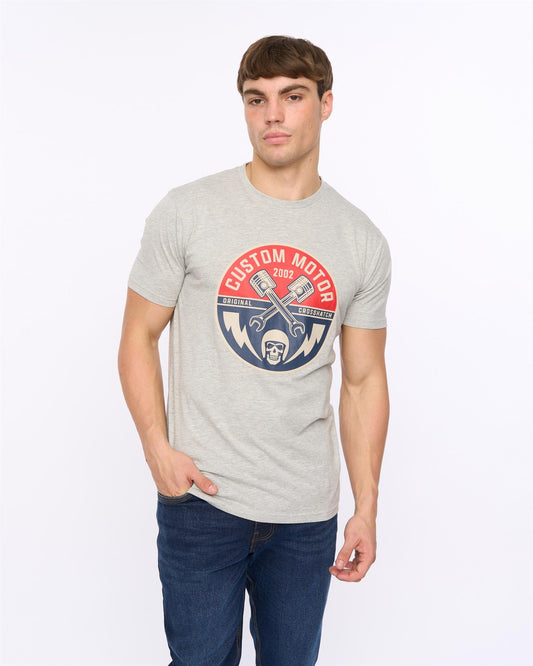 Moules T-Shirt Grey Marl
