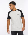 Meza T-Shirt Grey Marl/Black