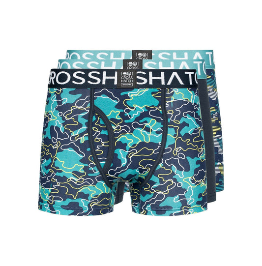 Linamo MVE Open Fly Boxers 3pk Teal