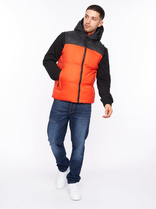 Chemerley Hooded Gilet Orange