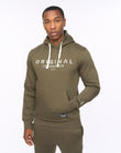 Jamals Hoodie Dark Olive