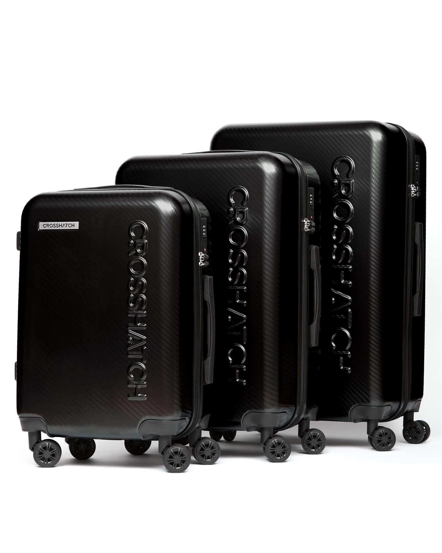Escapade Embossed Suitcase 3pk