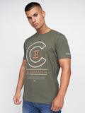 Univarsity T-Shirt 2pk Olive/Grey