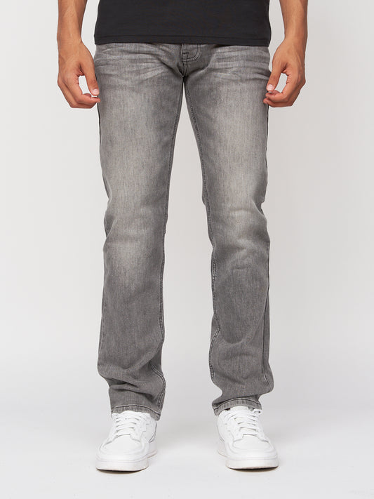 Buraca Slim Fit Denim Jeans Grey Wash