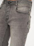 Malcolm Slim Fit Jeans Light Grey Wash