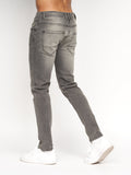 Malcolm Slim Fit Jeans Light Grey Wash