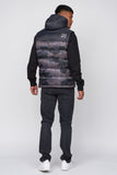Stanfield Hooded Gilet Dark Camo