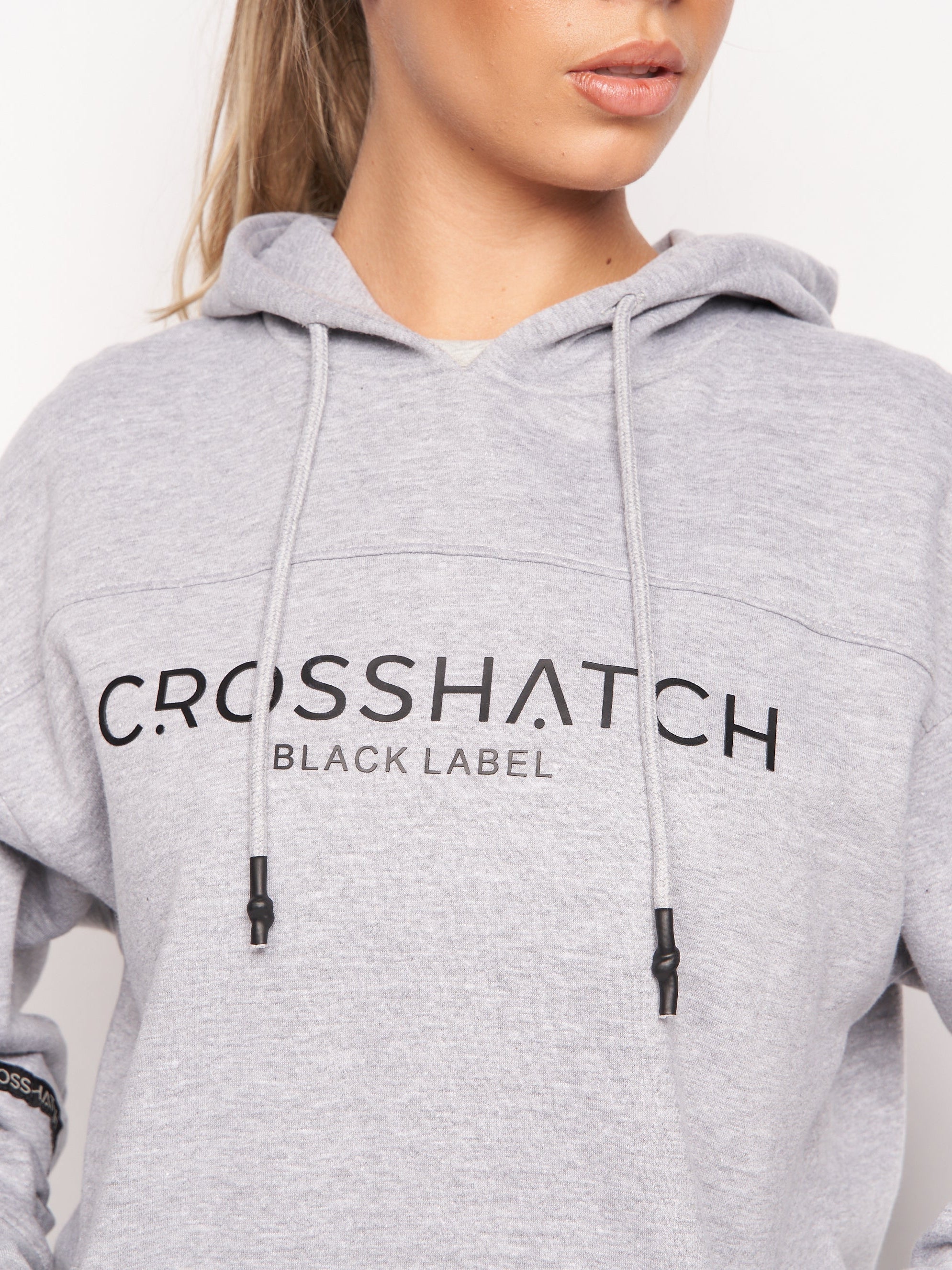 Ladies Landouts Hoodie Grey Marl