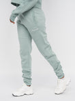 Ladies Crushaw High Waisted Joggers Blue