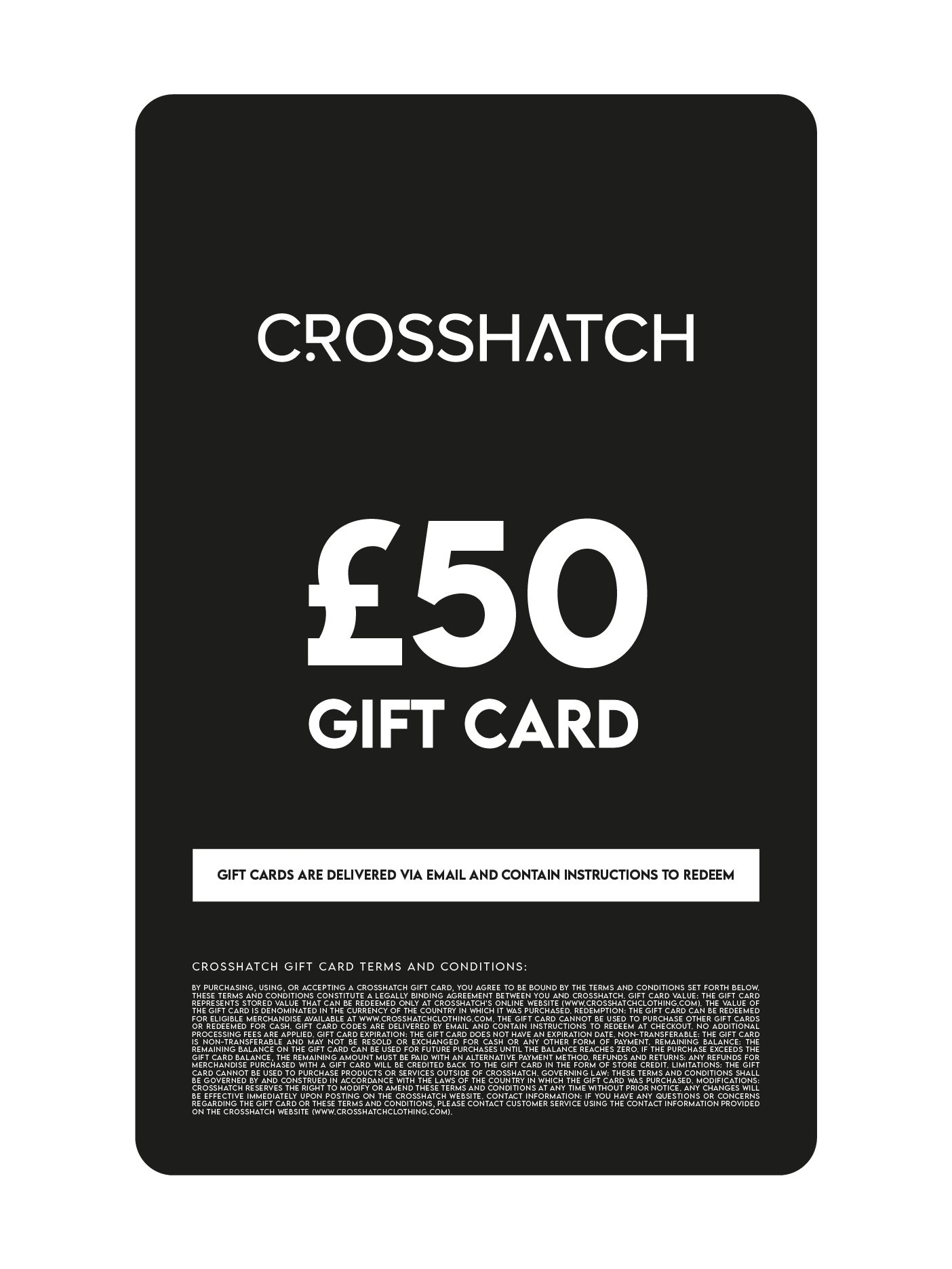 £50 Gift Card Crosshatch